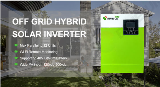 Dom 5, 5 kW System słoneczny 220/230V Inwerter słoneczny z zielenią