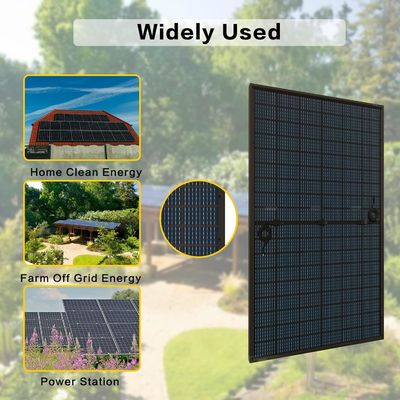 400W PV Monokrystaliczne Panele słoneczne dwustronne