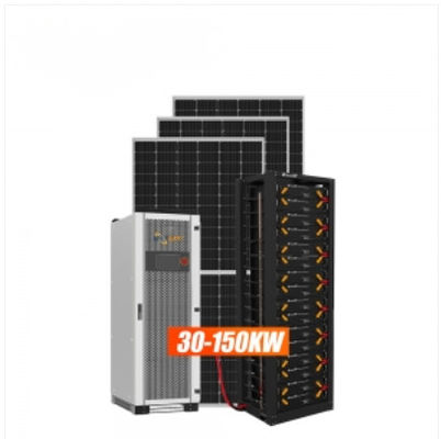 30KW 50KW 100KW System energii słonecznej odłączony od sieci/hybrydowy dla komercyjnych i przemysłowych