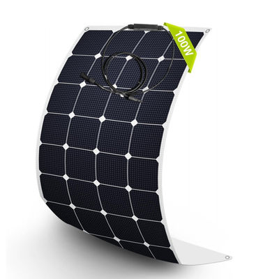 Moduły monokrystaliczne półprężnych paneli słonecznych 100W 12 Volt OEM