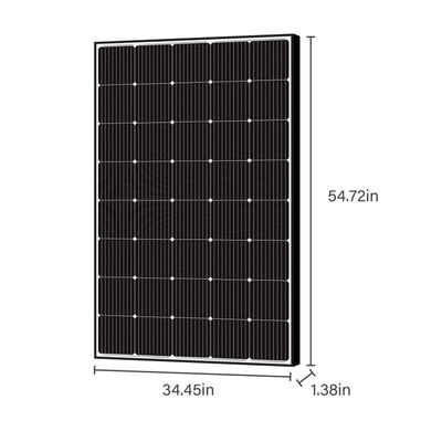 250W 15V monokrystalowy elastyczny panel słoneczny dla RV Marine