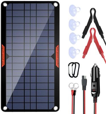 Napędzany 12V panel do ładowania akumulatorów słonecznych wodoodporny 10W