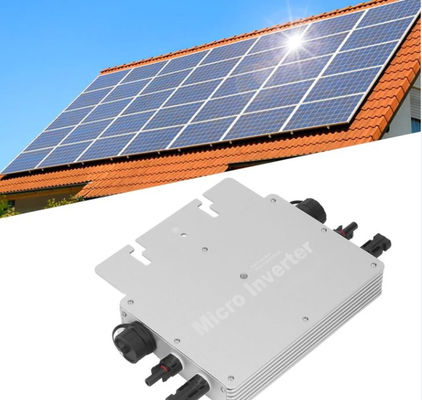 600W 2000W Inwerter słoneczny klasy I dla elektrowni balkonowych z czarno-białym