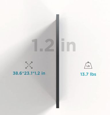 Woda odporna 12V 100W sztywny panel słoneczny Mono PV moduły Wysoka wydajność