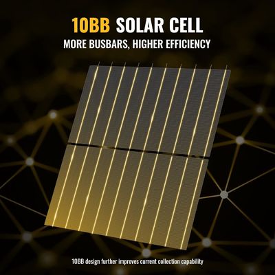 400W 10BB Lekkie sztywne panele słoneczne Mono moduł słoneczny OEM