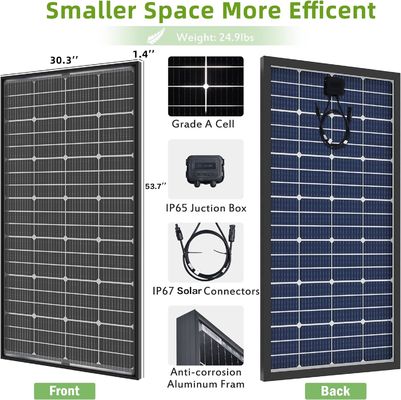 200W monokrystaliczne pv panele słoneczne moduł 12V 10BB dla RV Home