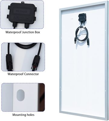200 Watt 24V sztywny panel słoneczny Monokrystaliczny moduł System odłączony od sieci