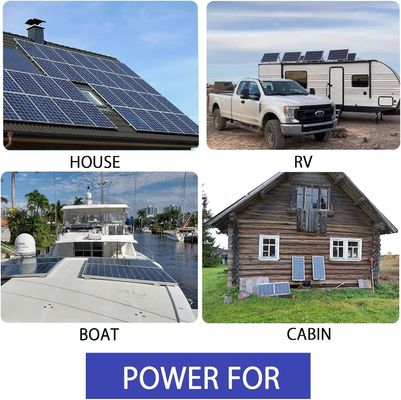 200 Watt 24V sztywny panel słoneczny Monokrystaliczny moduł System odłączony od sieci