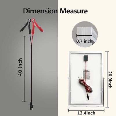 30 Watt 24V zestaw paneli słonecznych Trickle ładowarka utrzymanie sterownik