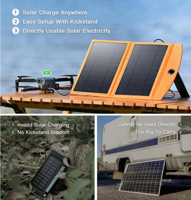 Przenośny ładowarka słoneczna 10W Panel słoneczny z pojedynczą ogniwem 5V 3A