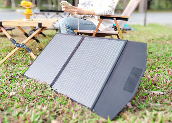 FT160 Przenośny elastyczny system ładowania ogniw słonecznych 160W 18V z czarnym ABS