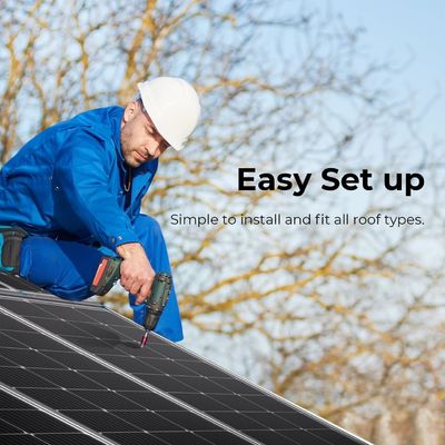 PV Monokrystaliczne Balkon Panele słoneczne 100 Watt 12V OEM