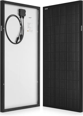 Monokrystaliczne panele słoneczne na balkonie o mocy 100 W dla budynków komercyjnych