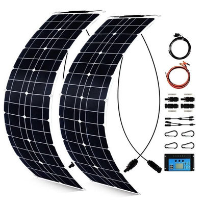 300W monokrystaliczny zestaw paneli słonecznych USB dla domów samochodowych 50A 12-24V