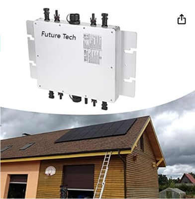 FTB1200 PV Solar Micro Inverter System wytwarzania energii z białym