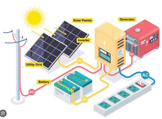 FTB1200 PV Solar Micro Inverter System wytwarzania energii z białym