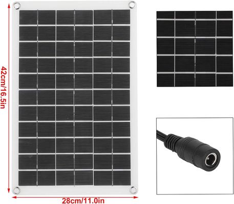 Lekkie przenośne panele słoneczne Monokrystaliczne ogniwa 100W 12/24V wyjście USB