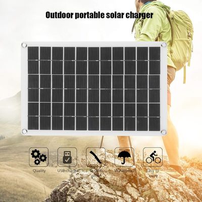 Lekkie przenośne panele słoneczne Monokrystaliczne ogniwa 100W 12/24V wyjście USB