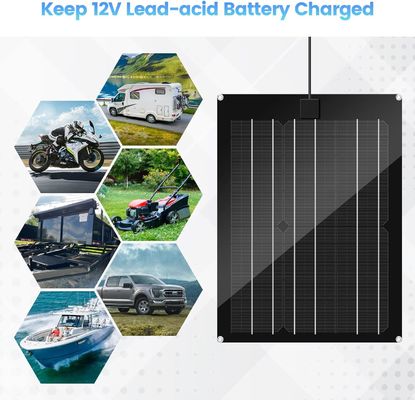 Trickle Solar Car Battery Maintainer Charger dla RV 15W 12V