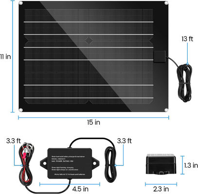 Trickle Solar Car Battery Maintainer Charger dla RV 15W 12V