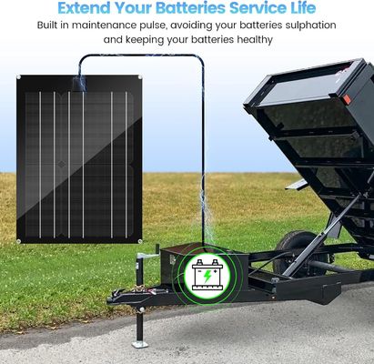 Trickle Solar Car Battery Maintainer Charger dla RV 15W 12V