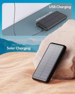 Przenośny ładowarka słoneczna USB C 27000mAh dla telefonów komórkowych Tablet ODM