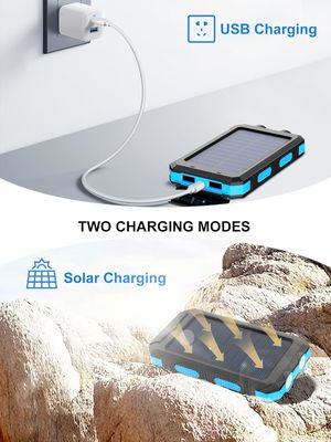 38800mAh zasilanie słoneczne USB Power Bank wodoodporny do obozowania na zewnątrz