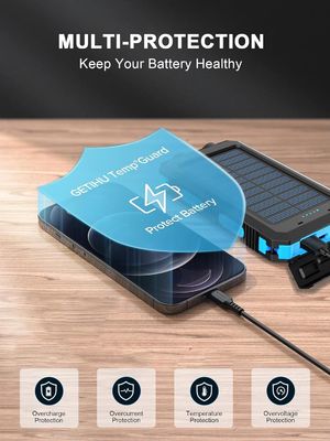 38800mAh zasilanie słoneczne USB Power Bank wodoodporny do obozowania na zewnątrz