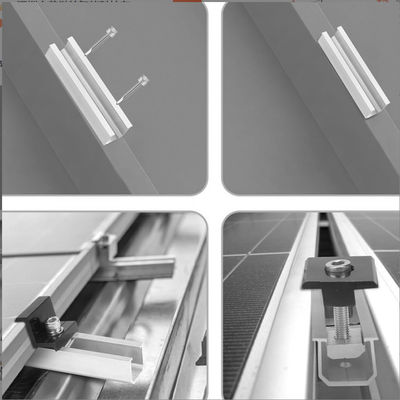 Lekkie Aluminiowe wodoodporne Montowanie Panele słoneczne Akcesoria Z Przyczepy 12CM